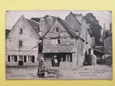 cpa QUIMPERLÉ Vieilles Maisons Pl St MICHEL Transport d'un Treteau en Brouette
