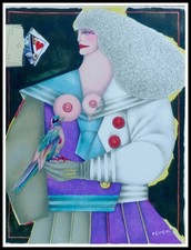 Richard LINDNER : Dame de