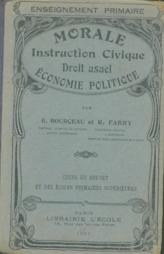 Morale instruction civique - morale,