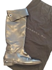 Très Belle Bottes Cuir Noir Barbara Bui 36 Tbe Authentique Dustbag