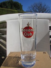lot de 6 verres à rhum Havana Club tube tubo 22cl dans leur carton d'origine