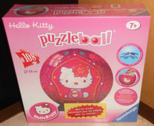puzzle ball 3D HELLO KITTY ORIENTALE 108 pièces, sous blister