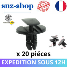 20 Clip Clips pour fixation garniture Compatible PEUGEOT CITROEN RENAULT Agrafe