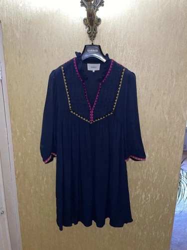 Viscose navy dress - ba&sh,