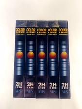 Color Line Lot 5 Cassettes VHS