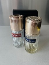 Rochas - Flacons EDT/EDC "Moustache" dans leur étui de voyage en cuir - VINTAGE