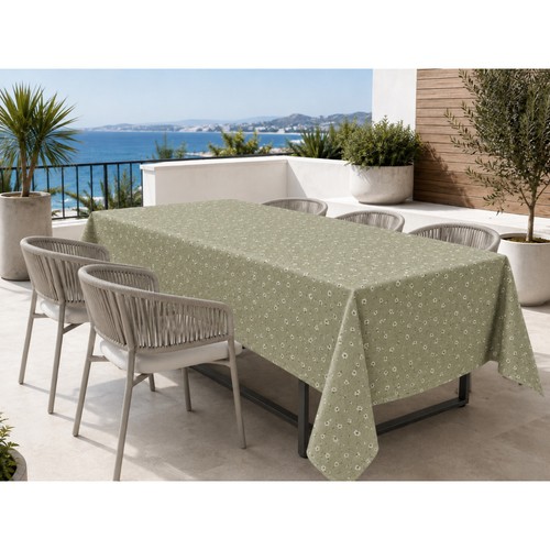 Nappe dory daisies sur - nappe, fond