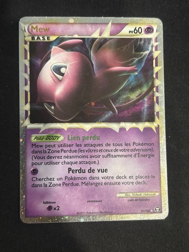 Carte pokémon mew prime - pokémon,