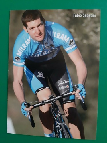 Cyclisme carte cycliste fabio - carte,