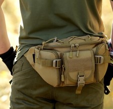 BIG sac banane Pochette Sacoche en toile  bikers plein air randonnée armée