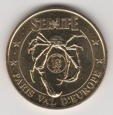 A-- S/DATE TOKEN JETON MEDAILLES ET PATRIMOINE -- AQUARIUM CRABE-ARAIGNEE GEANT