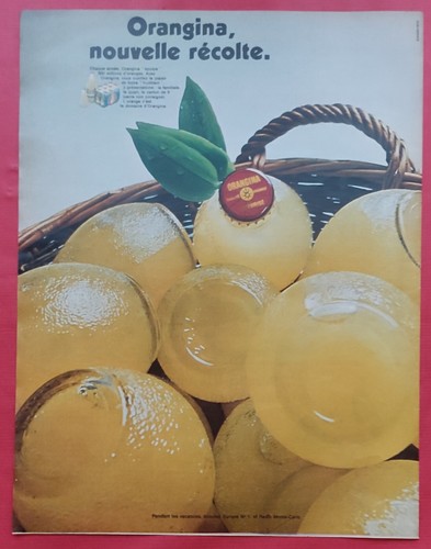 Publicité presse orangina - ,