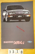 FORD SIERRA XR4i Prospectus Fr