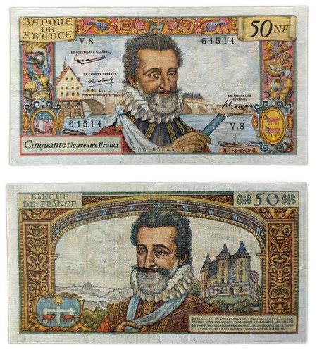 Nouveaux francs 1959 france - 1959,