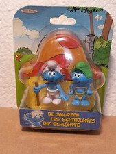 Set 2 Schtroumpfs : sauvage et qui a du flair wild & tracker smurf Jakks Pacific