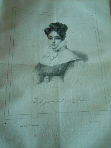 Litho 1835 tête de - litho,