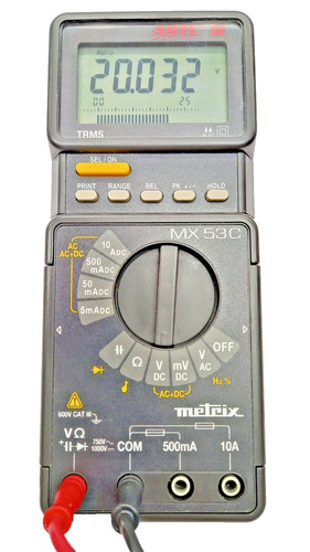 Multimètre métrix c - multimètre,