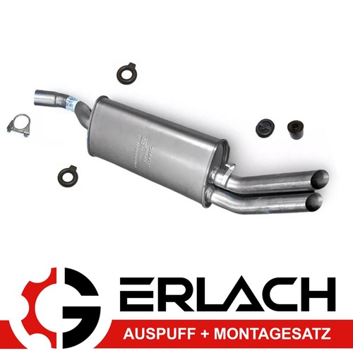 Silencieux échappement pour - silencieux, d'échappement