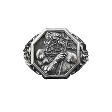 Bague chevalière homme