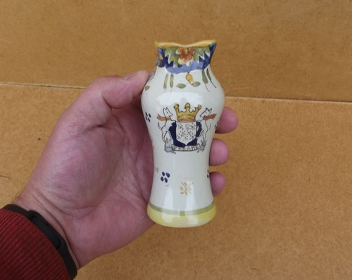 Desvre rouen ancien petit vase - desvre,