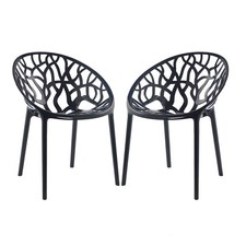 2 chaises en polycarbonate