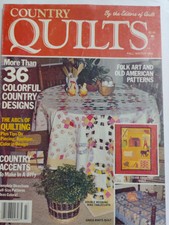 Quilt Pattern Magazine Country