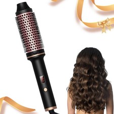Thermal Brush, 38 MM 3 en 1 brosse à cheveux chaude avec Peigne Chauffant, Br...