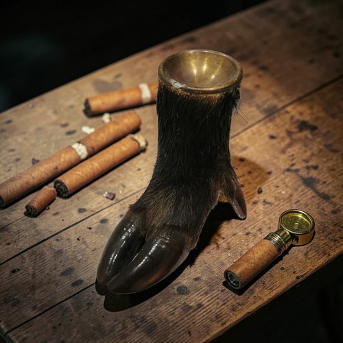 Ancien encrier cendrier - encrier, /