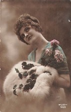 CP FEMME ELEGANTE MANCHON