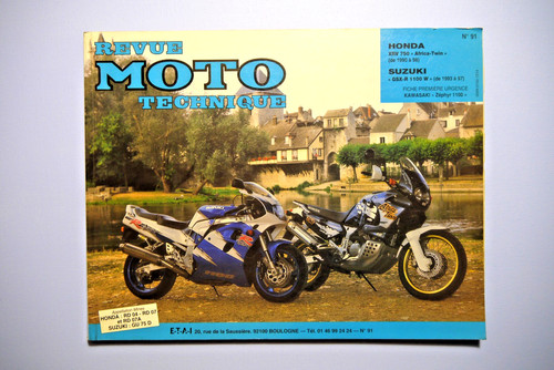 Revue technique moto - revue, etai