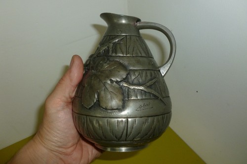 Pichet etain signe cortesi - pichet, en