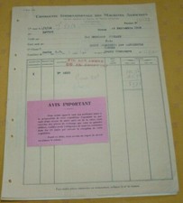 Ancienne facture Compagnie Internationale des Machines Agricoles  septembre 1932