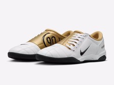 Nike Total 90 3 Sport Blanc Métallique Or Chaussures Baskets 39 US 8 HJ9351-101
