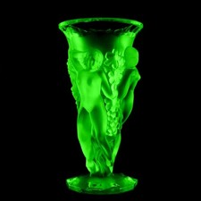 Art Deco Rare Green Uranium
