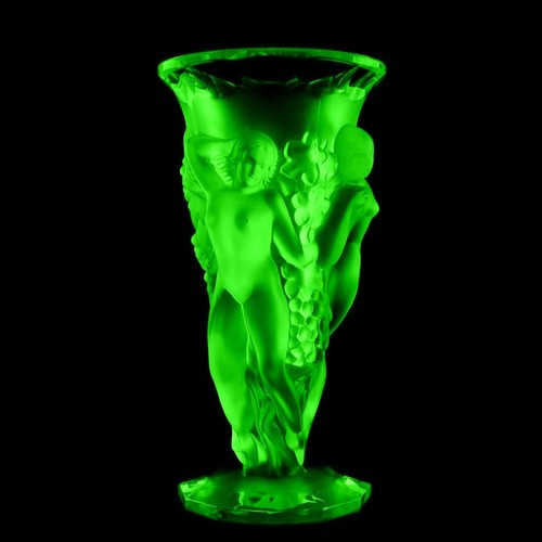 Art deco rare green uranium - deco,