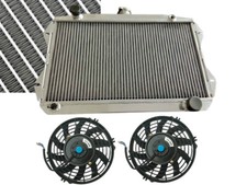 Aluminium Radiateur+Fans pour Sunbeam Alpine Series V 1.7L I4 1965-1968 66 67 MT