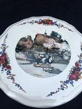 Henri Loux  Obernai Sarreguemines Alsace dessous de plat  17