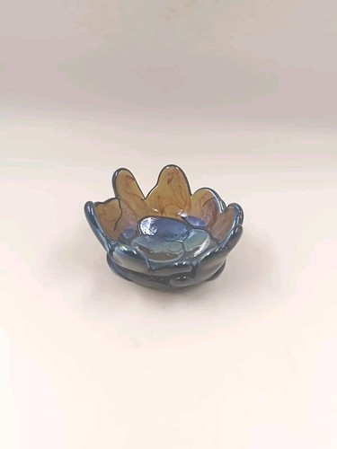 Coupelle verre fondu irisé - verre,