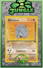 Rhinocorne 1ère Édition - Jungle - 61/64 - Carte Pokémon Française