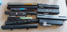 Lot de 10 Batteries pour Ordinateur Portable En L'état  non testé Lenovo asus .