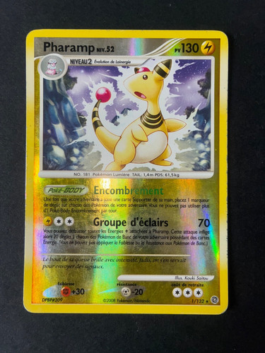 Carte pokémon pharamp - carte,