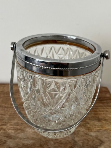 Ancien seau glaçons verre - seau, à