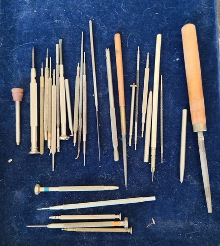 Lot outils horlogerie - , anciens