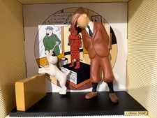 Leblon Delienne   Tintin  Coffret et certificat Numéroté  l'oreille  cassée
