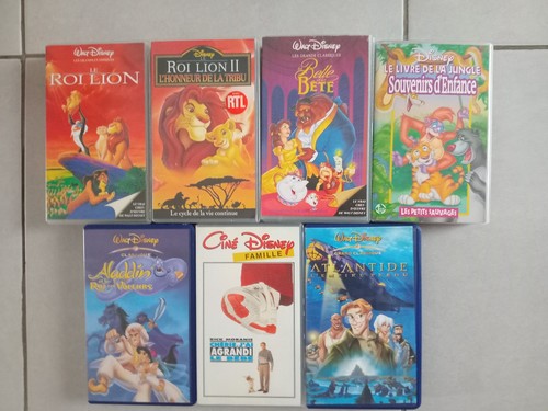 Lot cassettes vidéo - 7, vhs
