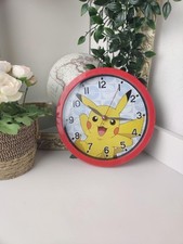 Horloge Murale Pokémon Pikachu - Rouge Vif - Décoration