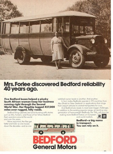 Bedford general motors 1971 - bedford,