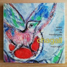 Marc CHAGALL 1ère Ed. 1974 avec Lithographie en double page - MAEGHT MANDIARGUES