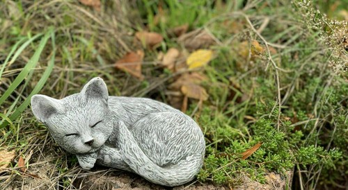 Sculpture pierre chat - pierre,