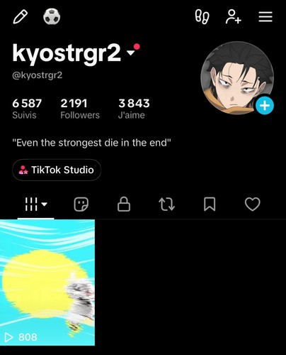 Compte tiktok - compte,